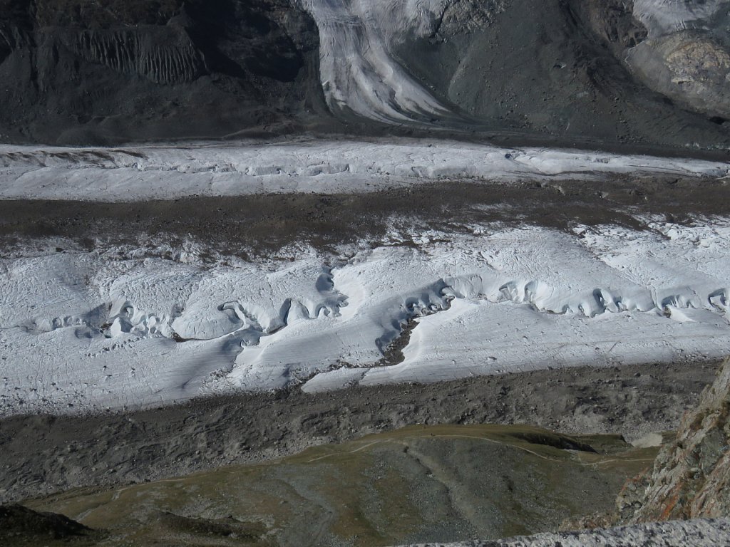 C - The melting Gornergletscher glacier